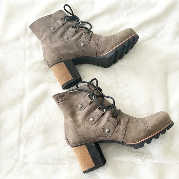 Sorel Addington brown Lace-Up Ankle Boots size 10 - Picture 3 of 12
